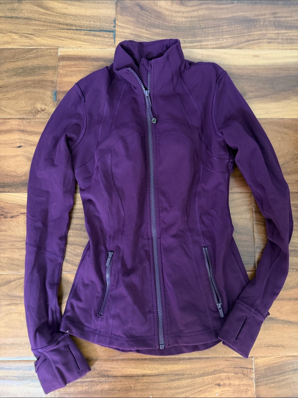 Lululemon align purple zip up